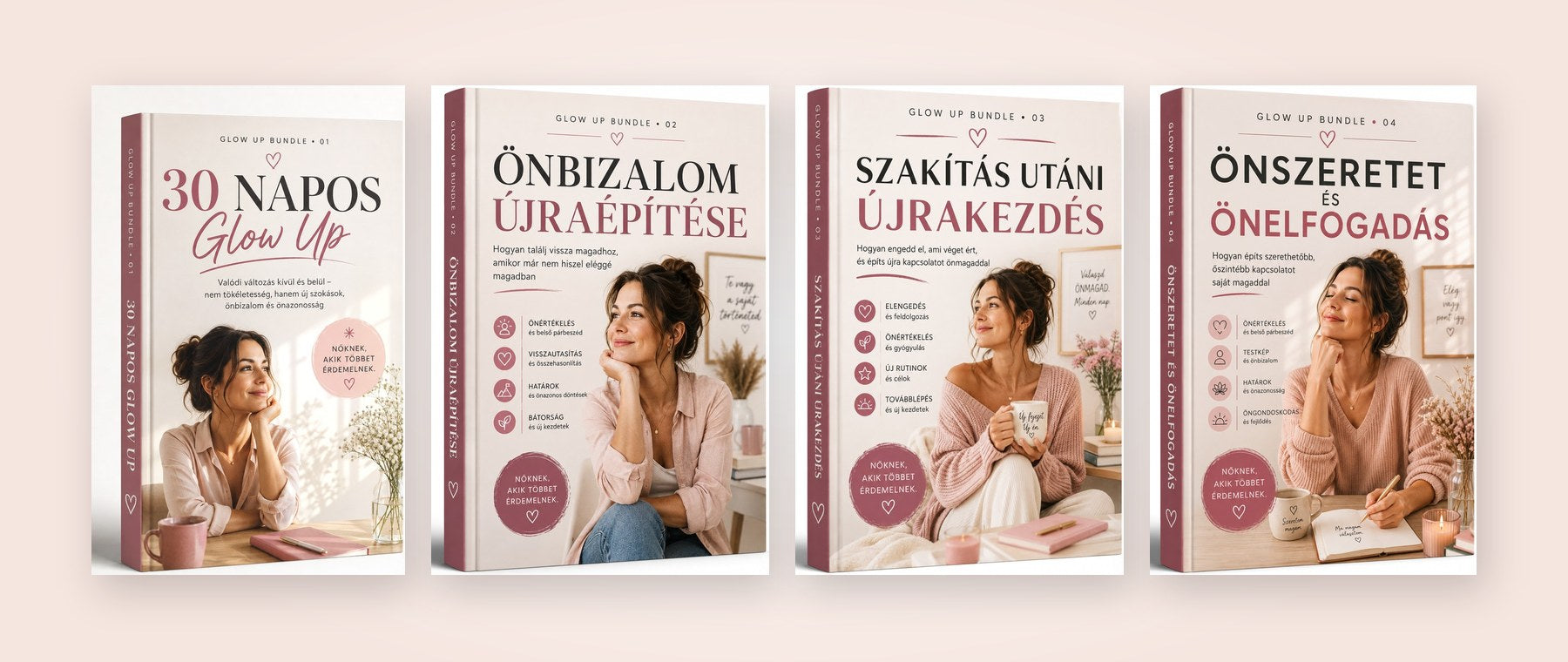 Glow Up csomag – 4 könyv