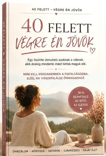 40 felett végre én jövök – könyvborító