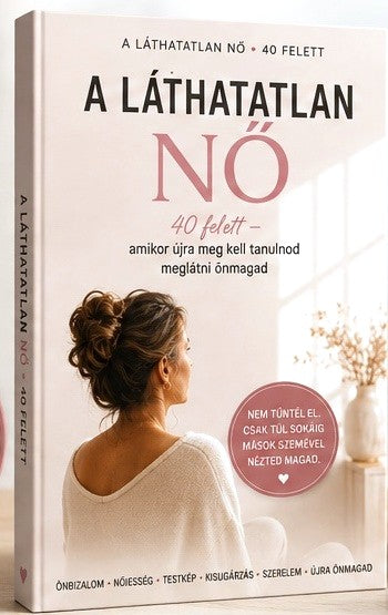A láthatatlan nő – könyvborító