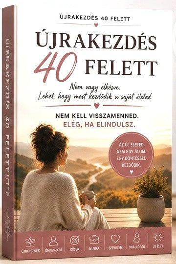 Újrakezdés 40 felett – könyvborító