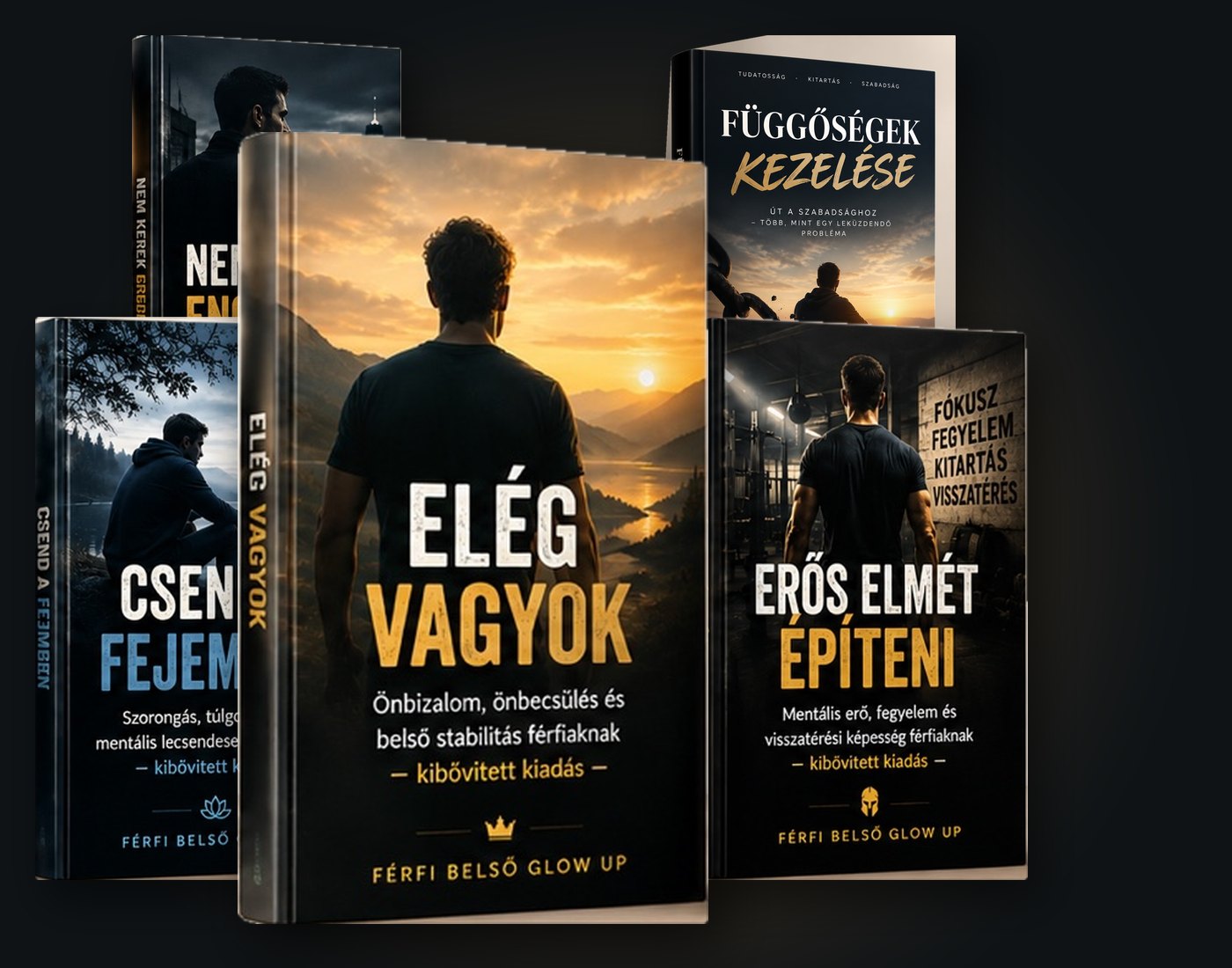 Férfi Belső Glow Up: öt könyv